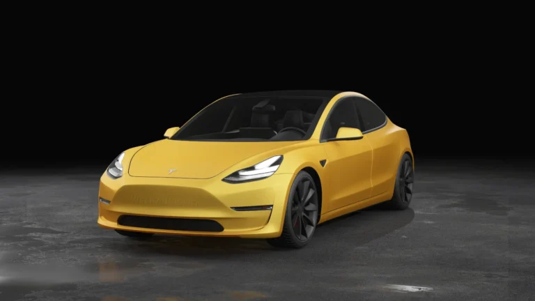 Tesla Model 3 Wrapped Mockup - 1