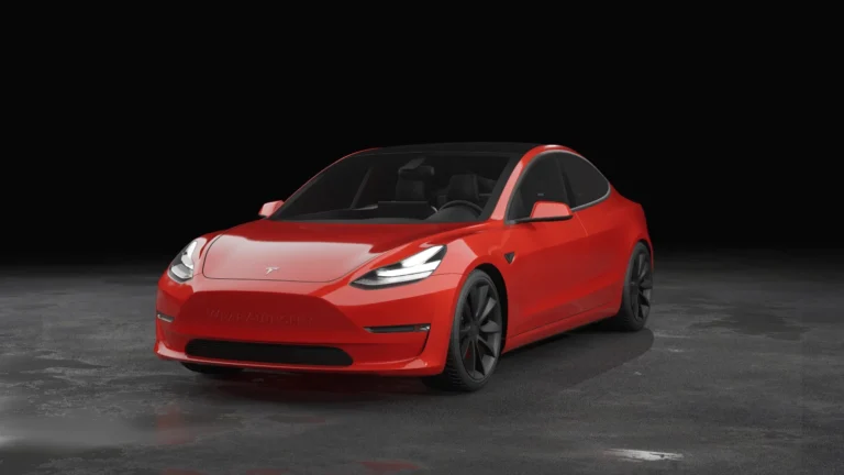 Tesla Model 3 Wrapped Mockup - 10