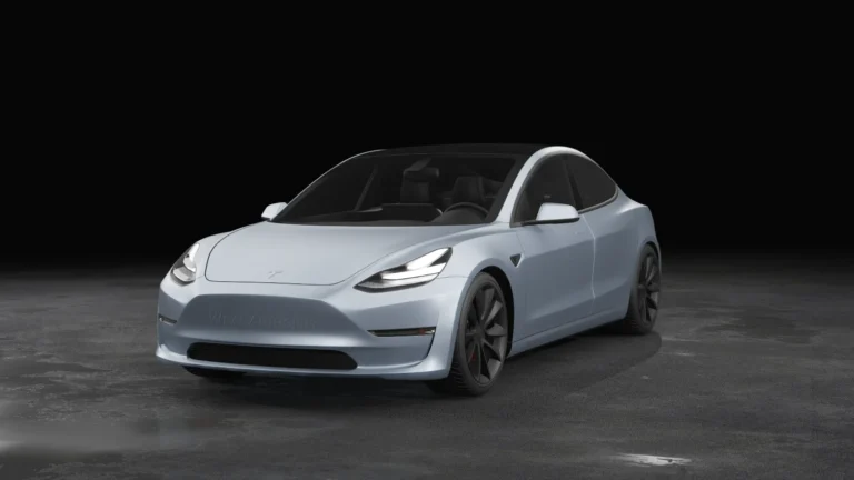 Tesla Model 3 Wrapped Mockup - 32