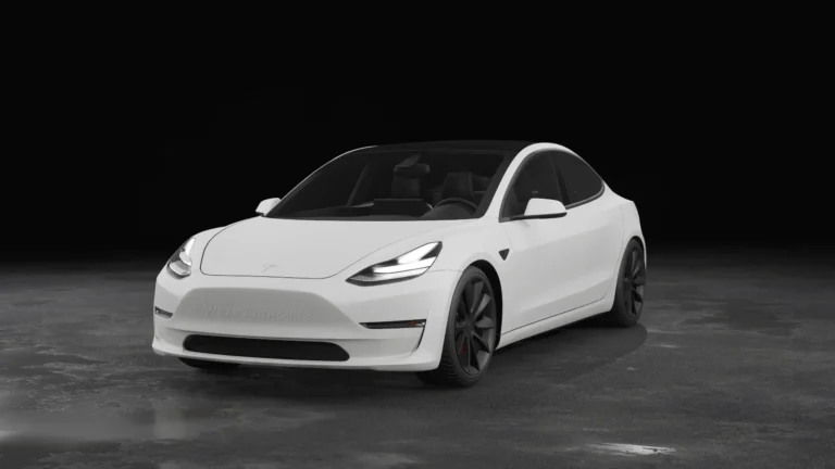 Tesla Model 3 Wrapped Mockup - 38