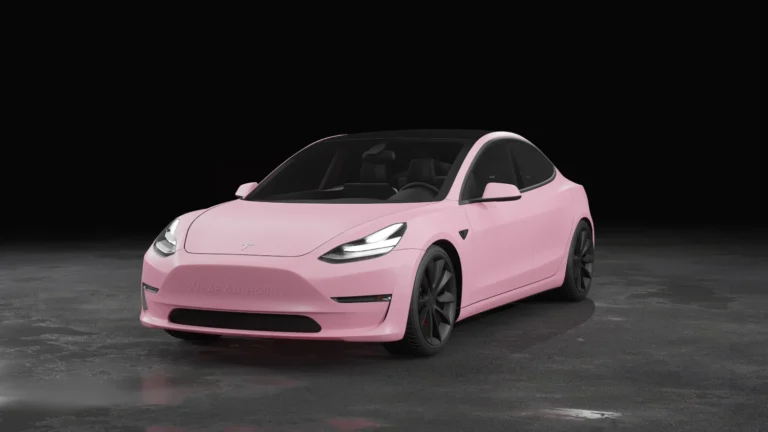 Tesla Model 3 Wrapped Mockup - 39