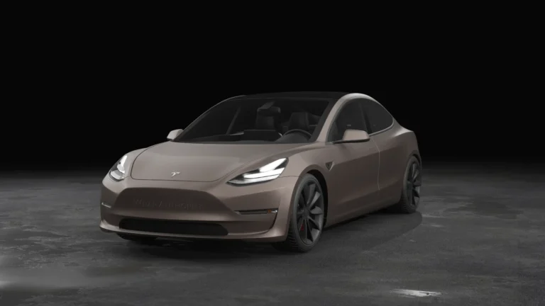 Tesla Model 3 Wrapped Mockup - 40