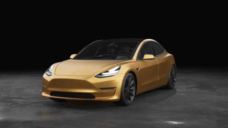 Tesla Model 3 Wrapped Mockup - 41