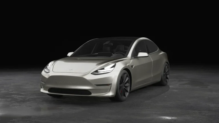 Tesla Model 3 Wrapped Mockup - 7